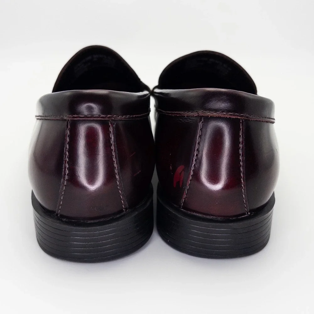 Rockport APM7438E Men's Penny Loafers Cordovan Burgundy Leather 8.5M